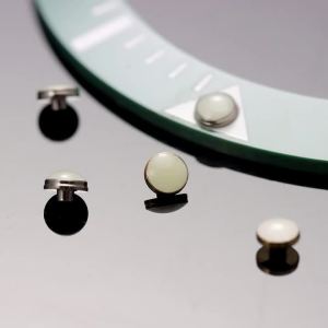 White Beads Blue Green Luminous Ceramic Pip Watch Bezel Insert 12 O’Clock Lume Pearl Dot Mod Parts Replacement Spare Accessories