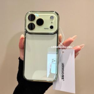 LIANGWU | Electroplated Ice-sense Glass Case Simplified Pure Color Internet Celebrity Female Model Full Coverage Lens