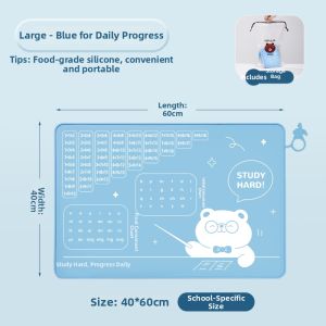 ZTION | Heat-Resistant Waterproof Oil-Proof Table Mat for Students and Kids