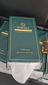 QWOLF ทิชชู่ยกแพ็ค 4หิ้ว แบบแขวน แถมตะขอ กระดาษเช็ดหน้า GB/T20808 กระดาษทิชชู่ ดึงได้ สีเขียว