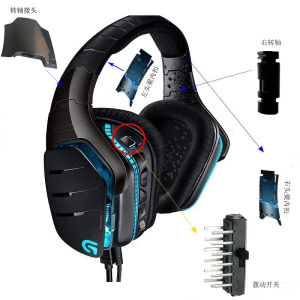 Logitech G933S G935 G633 Game Headset Repair Switch Axis Parts Đệm Tai Logitech Phụ Kiện Tai Nghe