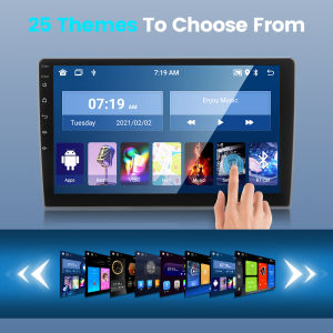 (Dikirim Dari Jakarta) Android 9 Inch 2 Din Head Unit Tape Mobil Bluetooth Mirrorlink DHD Bluetooth GPS Mirrorlink Voice Command