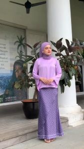 ZAIKHA | Dinda Luna Kurung [4 Warna Batik Sarawak Super Pearl Skin Japan]