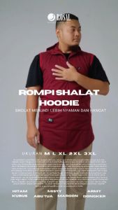 ROSAL HOODIE: Desain Rompi Sholat Muslim Pria