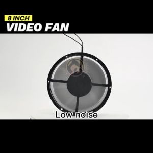 POTRIC 8 INCH Video Fan 220VAC Kipas Video Cooling Fan Video Fan Round