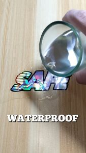 Thai Recipe Holographic Sticker for Motorcycle Design Decals Vinyl Motorcycle Sticker Waterproof Honda Helmet Sticker Set 3
