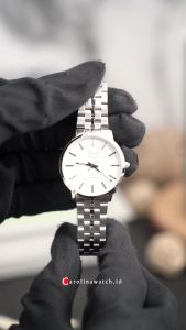 Jam Tangan Wanita Alexandre Christie Classic AC 8692 LHBSSSL Silver Dial Silver Stainless Steel Strap