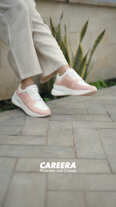 SNEAKYPAIR Careera Peaches and Cream Sepatu Wanita Sneakers Sport Shoes