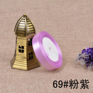 Satin Ribbons 15mm White Black Red DIY Crafts Polyester Ribbons Wedding Gifts Bouquet Home Decoration Ribbons 25Yards/Roll