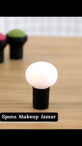 Spons Makeup Jamur Spon Bulat Beauty Blender Alat Bantu Untuk Meratakan Riasan Wajah Sponge Cushion Foundation Bedak Mushroom