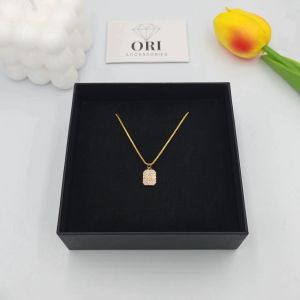Dây chuyền nữ mặt chữ M đính đá thời trang ORI ACCESSORIES D084