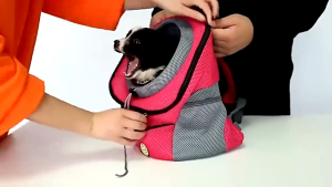 Outdoor Large Pet Bag Dog Bag Pet Carry Double Shoulder Travel Backpack BreathablePet Dogs Carrying Supplies pet carrier