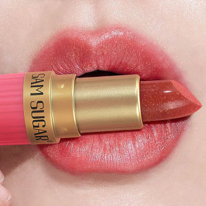 สีชมพูสีน้ําตาล METALLIC Glitter ลิปสติก Long Lasting Waterproof Shimmery Pearl Sparkling Lip GLOSS แต่งหน้าหรูหรา