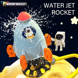TEMI Outdoor Flying Sky Sprinkler Rocket  Space rocket spray water toy Water rocket spray water toy