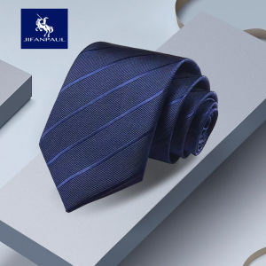 No-Tie Easy Pull Mens Blue Formal Tie