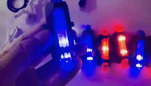 ARAFURA - TaffLED Lampu Belakang Sepeda LED USB Rechargeable 500 mAh 15 Lumens - DC-918