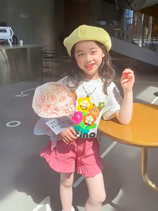 ÁO THUN TAY NGẮN HỌA TIẾT HÌNH VẼ CHO BÉ GÁI 1-11 TUỔI TỪ 8-26KG DÀNH CHO BÉ GÁI