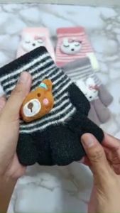 Sarung Tangan Anak Karakter Boneka & Winter Gloves Anak 3-6 Tahun