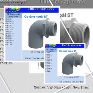 NaShop - 10 Co răng ngoài 27/21 ST ST-CRN27 ST-CRN27/21 ST-CRN21/27nhựa Siêu Thành thiết bị nước (TBN-STC)
