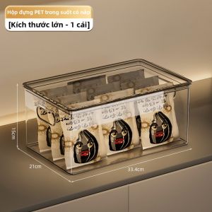 Kaman | Hộp Lưu Trữ Trong Suốt Cho Đồ Ăn Vặt Và Đồ Linh Tinh Tại Nhà Và Bếp