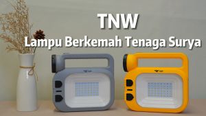 TNW OL6 Senter LED Super Terang Portabel Lampu Tenaga Surya Outside Solar Emergency Light 100W Multifungsi Power Bank 6000mah