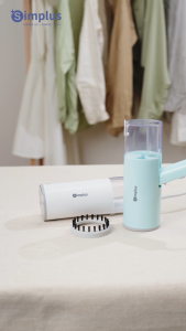 Simplus Portable Garment Steamer Iron 210ml Water Tank 800W Steam Iron Foldable Steam Iron Traveling Household 10S Start Up