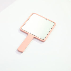 1PC Eyelash Extension Handheld Makeup Mirror Square Makeup Vanity Mirror with Handle Hand Mirror SPA Salon Compact Mirrors