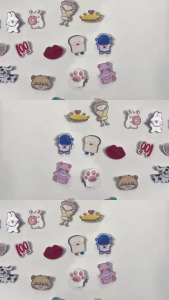 COMBO NGẪU NHIÊN STICKER DỄ THƯƠNG GẮN BALO TÚI XÁCH