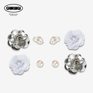 chikoku | Vintage Sparkle Clogs DIY Flower Pearl Decor