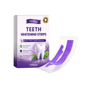 oralhoe | Purple Teeth Whitening Strips Gentle Cleaning And Whitening Strips Freshen Breath Portable For Daily Oral Hygiene Care