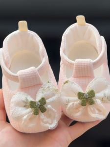 Princess Shoes for Baby Girls Soft Cotton Slip-On Breathable Comfortable Spring Summer Infant Toddler Learning to Walk Shoes