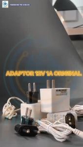 Adaptor 12v 1a Original murni