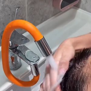 Ống nối dài vòi nước linh hoạt nối vòi bồn rửa có thể quay 720° theo mọi hướng đầu nối dài vòi nước (dài 30/50cm)