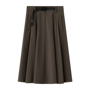 Jeep | Jeep Elastic Waist A-Line Mini Skirt Workwear Style New Cool Sensation Slimming Design Spring Collection Nylon Fabric For Women