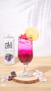 Chi Forest 元气森林 Sugar Free Sparkling Water Grape Delight Cans Drink 330ml [Genki Forest]