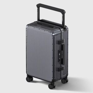 sushimu | Magnesium Aluminum Alloy Luggage Business Travel Wide Handle Big Capacity