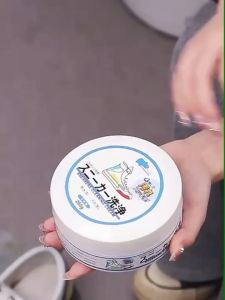 ครีมขัดรองเท้า น้ำยาทำความสะอาดรองเท้า ( โปร1แถม1 ) น้ำยาเช็ดรองเท้าพร้อมฟองน้ำสำหรับขัด ครีมขจัดคราบ น้ำยาทำความสะอาด อุปกรณ์ทำความสะอาดอเนกประสงค์