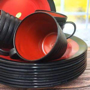 12PCS MANGKUK SEAT ISI 4MANGKUK RAMEN 4GELAS 4PIRING RAMEN PLATIC ANTI PANAS