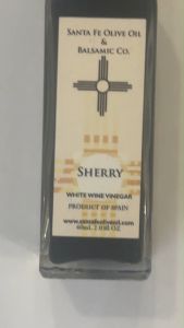 Giấm rượu SANTA FE OLIVE OIL & BALSAMIC CO SHERRY WHITE WINE VINEGAR 60ml của Mỹ
