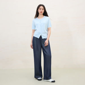 DUSHU | Embroidered Summer New Casual Slim Fit Loose School Style Knitwear