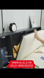 Giường ngủ ALALA1036 gỗ HMR chống nước - www.ALALA.vn® - Za.lo: 📞0939.622220