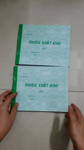 SET 05 CUỐN PHIẾU NHẬP KHO PHIẾU XUẤT KHO KHỔ A5 16x20CM 2 LIÊN TIỆN LỢI