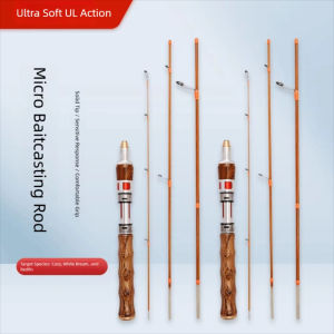 2026 4 Sections Spinning Fishing Rod Spinning UL Power Casting Fishing Rod Carbon Portable Carbon Fiber Fishing Pole Winter