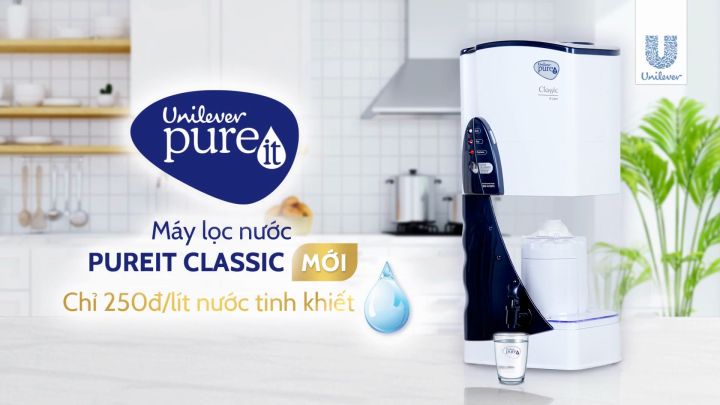 MÁY LỌC NƯỚC UNILEVER PUREIT - PUREIT CLASSIC, Bảo hành 6 tháng, Hàng chính hãng