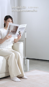 JASMEEN หมุนได้ ลูกกลิ้งเก็บขน ขนาด24cm ม้วนกาว ลูกกลิ้ง ลูกกลิ้งกระดาษกาว ลูกกลิ้งเก็บฝุ่น ลูกกลิ้งทําความสะอาด