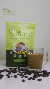 Dok Natural Herbal Blend Coffee Powder Drink | Spirulina Moringa Turmeric | Buy 1 Take 1 | 100g (10g x 10 Sachets) | FDA Registered | No Approved Therapeutic Claims