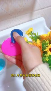 Baby Toilet Bath Massage Body Hair Wash Tool Toys With Shower Mandian Mandi Budak Mainan For Shampoo Soap Sabun Badang S