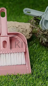 KIYO Sapu Pengki Set Mini Kecil Serbaguna / Multifungsi Alat Pembersih Debu Karpet Mobil Meja Laptop