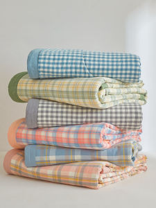 Pure Cotton Summer Quilt for Kindergarten Students Dormitory Non-Cotton Children Air Conditioner Thin Quilt Core High Breathability