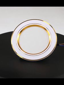 6ชิ้น LED ไฟ พาดาวน์ 12-18W ตัวเลือก สีทอง/เงิน/ขาวโคม เพดาน ไฟLED AC 220V-240V